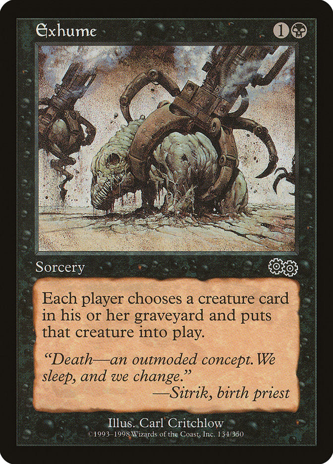 Exumar / Exhume - Magic: The Gathering - MoxLand