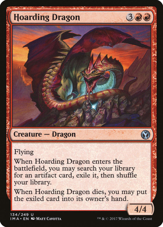 Dragão do Tesouro / Hoarding Dragon - Magic: The Gathering - MoxLand