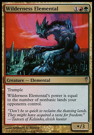 Elemental Selvático / Wilderness Elemental - Magic: The Gathering - MoxLand