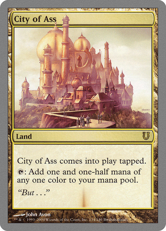 City of Ass - Magic: The Gathering - MoxLand