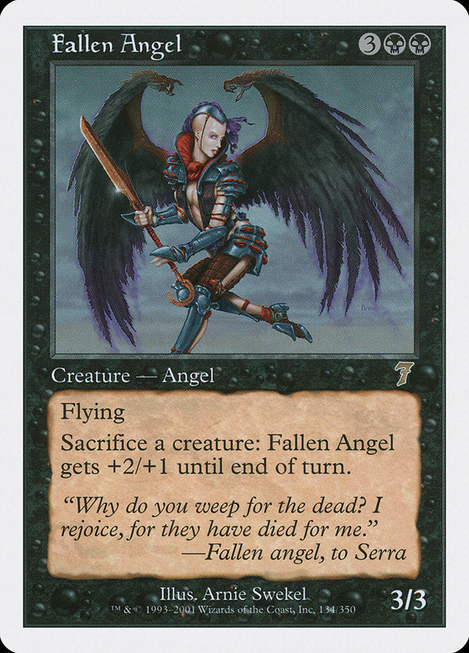 Anjo Caído / Fallen Angel - Magic: The Gathering - MoxLand