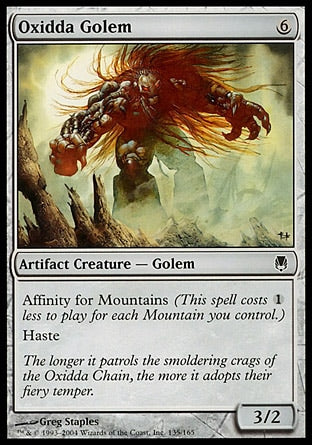 Golem de Óxida / Oxidda Golem - Magic: The Gathering - MoxLand