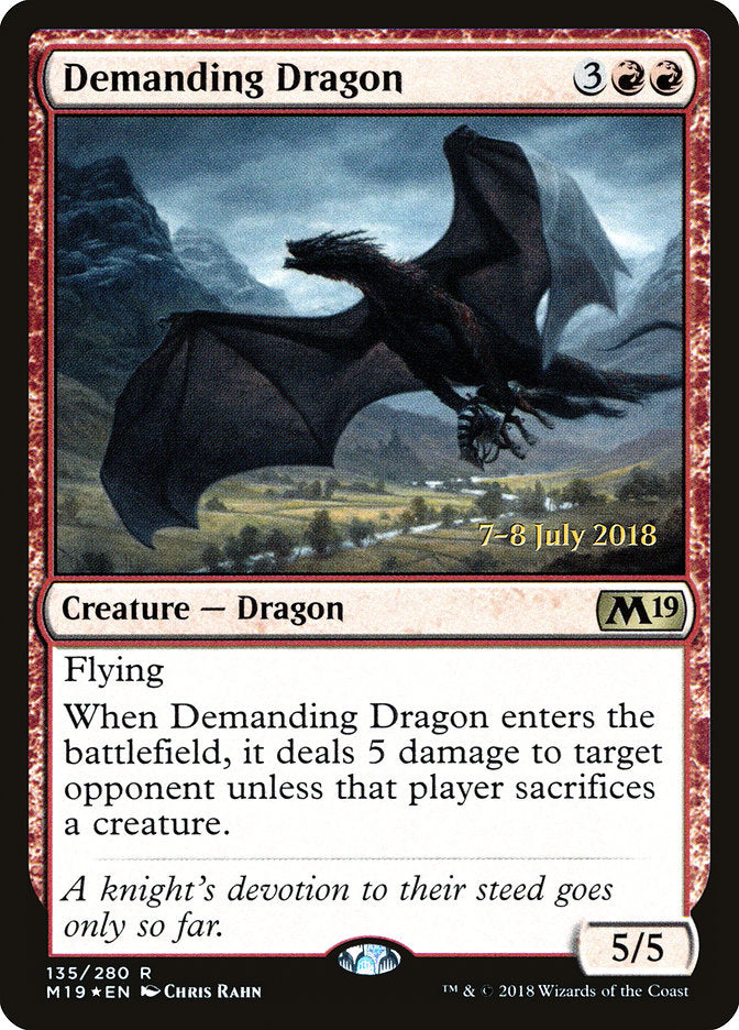 Dragão Reivindicativo / Demanding Dragon - Magic: The Gathering - MoxLand