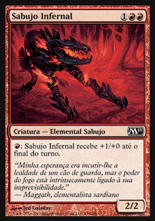 Sabujo Infernal / Fiery Hellhound - Magic: The Gathering - MoxLand