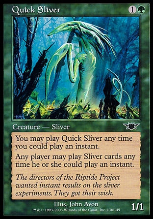 Fractius Ligeiro / Quick Sliver - Magic: The Gathering - MoxLand