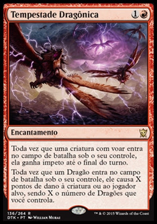 Tempestade Dragônica / Dragon Tempest - Magic: The Gathering - MoxLand