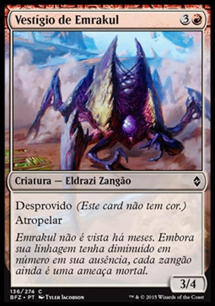 Vestígio de Emrakul / Vestige of Emrakul - Magic: The Gathering - MoxLand