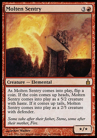 Sentinela Fundente / Molten Sentry - Magic: The Gathering - MoxLand