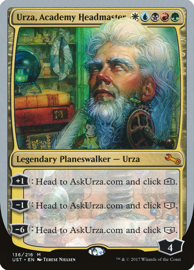 Urza, Academy Headmaster - Magic: The Gathering - MoxLand