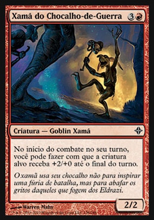 Xamã do Chocalho-de-Guerra / Battle-Rattle Shaman - Magic: The Gathering - MoxLand