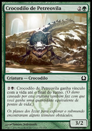 Crocodilo de Petreovila / Stonefare Crocodile - Magic: The Gathering - MoxLand