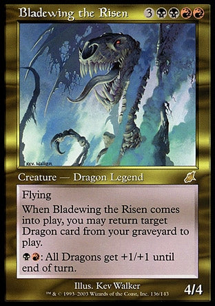 Asas Laminadas, o Ressurgido / Bladewing the Risen - Magic: The Gathering - MoxLand