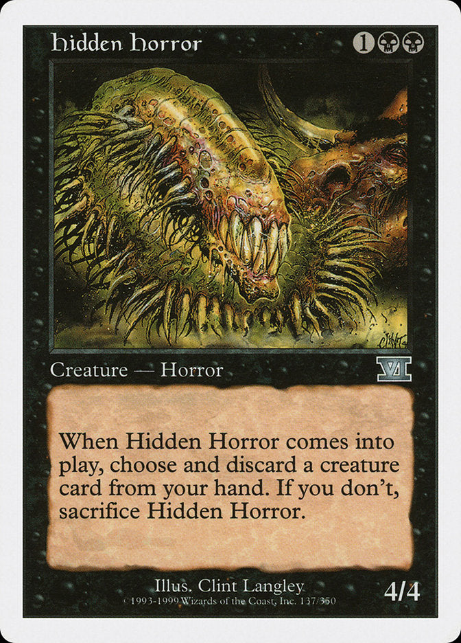 Horror Oculto / Hidden Horror - Magic: The Gathering - MoxLand