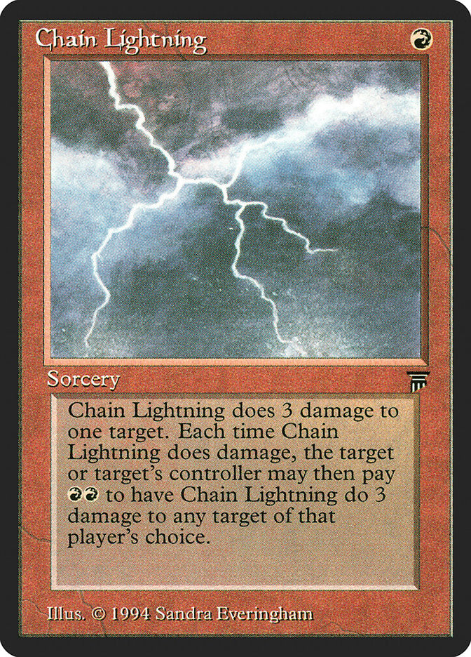 Relâmpago em Cadeia / Chain Lightning - Magic: The Gathering - MoxLand