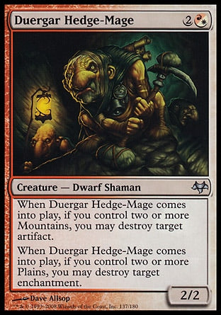 Mago Rural Duergar / Duergar Hedge-Mage - Magic: The Gathering - MoxLand