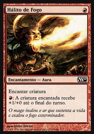 Hálito de Fogo / Firebreathing - Magic: The Gathering - MoxLand