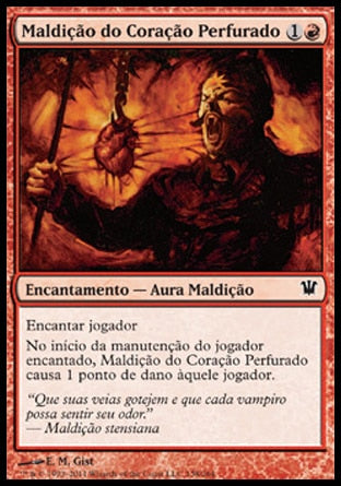 Maldição do Coração Perfurado / Curse of the Pierced Heart - Magic: The Gathering - MoxLand