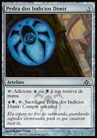 Pedra dos Indícios Dimir / Dimir Cluestone - Magic: The Gathering - MoxLand