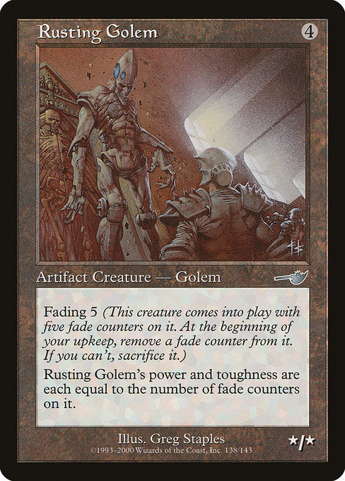 Golem Enferrujado / Rusting Golem - Magic: The Gathering - MoxLand