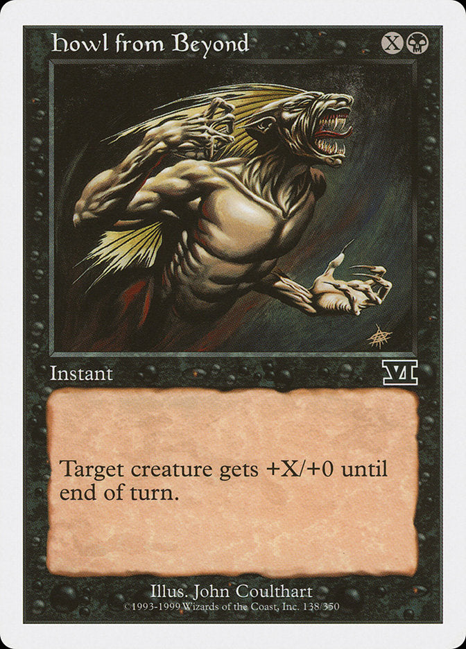 Uivo do Além / Howl from Beyond - Magic: The Gathering - MoxLand