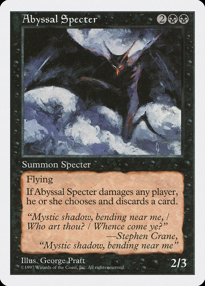 Espectro Abissal / Abyssal Specter - Magic: The Gathering - MoxLand