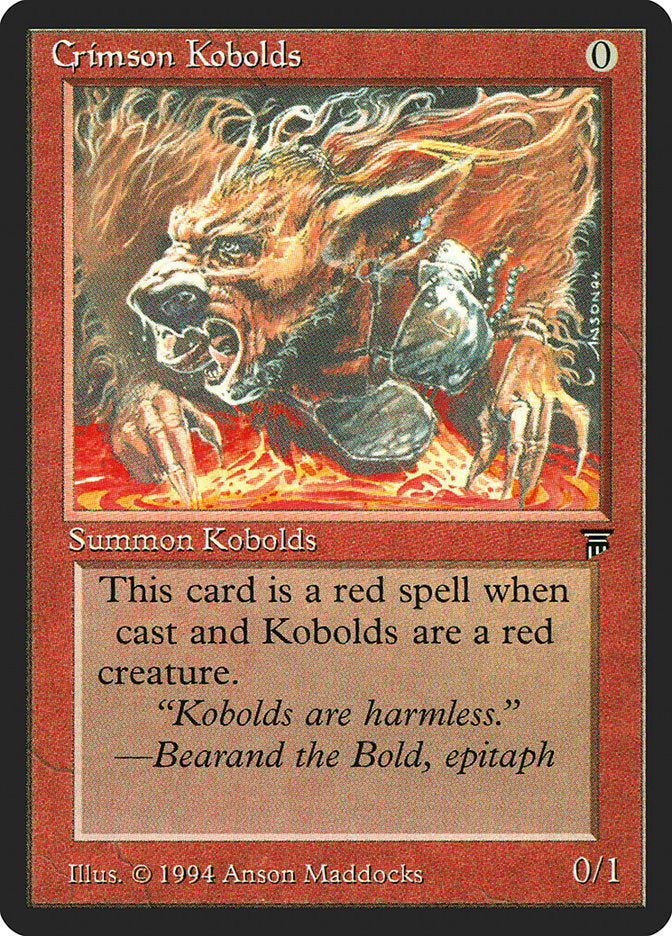 Crimson Kobolds / Crimson Kobolds - Magic: The Gathering - MoxLand