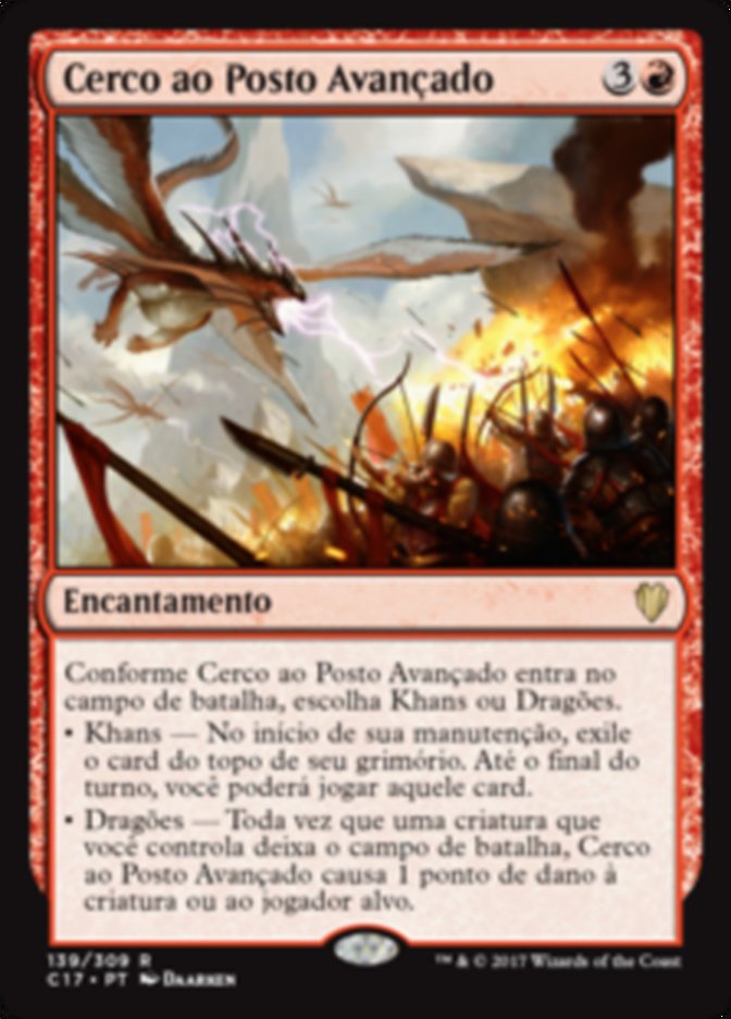 Cerco ao Posto Avançado / Outpost Siege - Magic: The Gathering - MoxLand