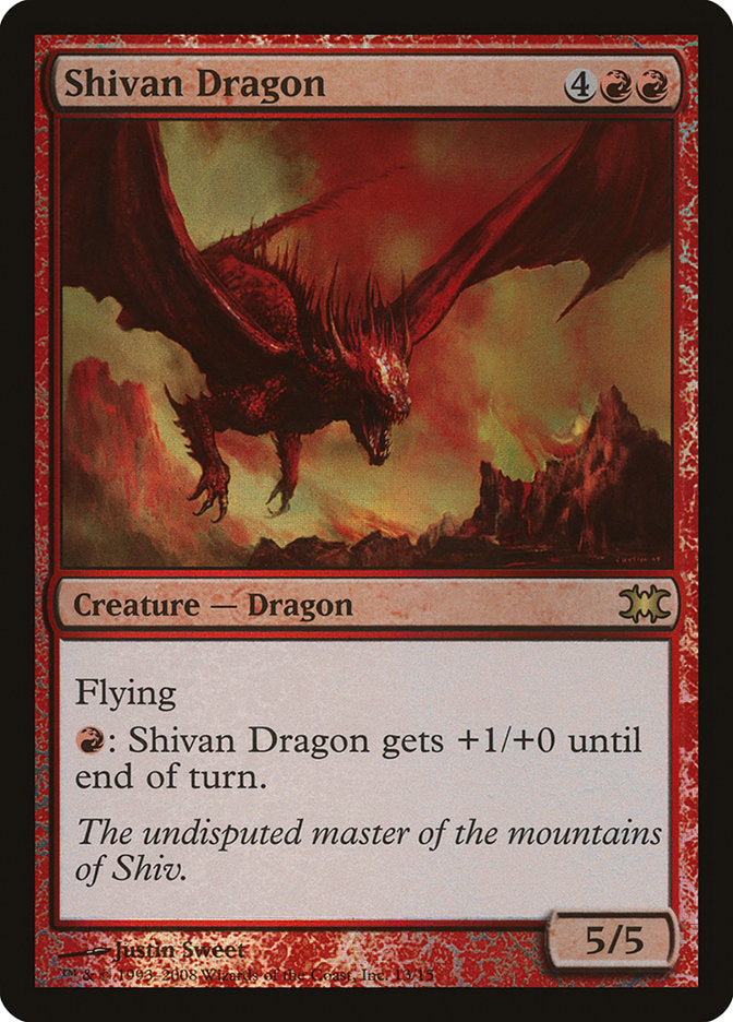 Dragão de Shiva / Shivan Dragon - Magic: The Gathering - MoxLand