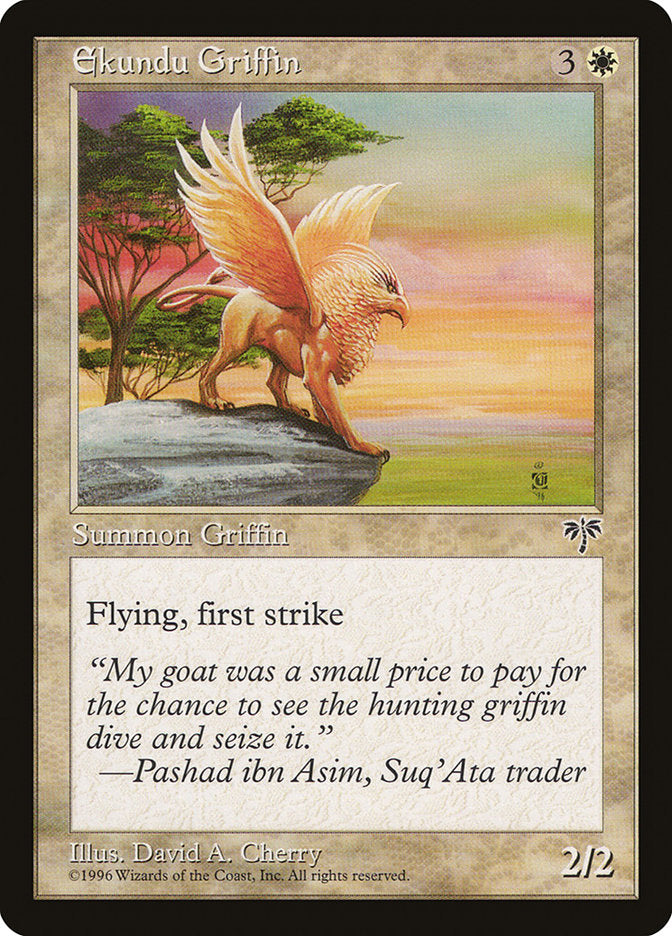 Grifo de Ekundu / Ekundu Griffin - Magic: The Gathering - MoxLand