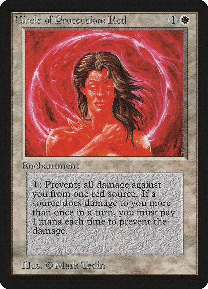 Círculo de Proteção: Vermelho / Circle of Protection: Red - Magic: The Gathering - MoxLand