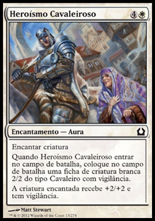 Heroísmo Cavaleiroso / Knightly Valor - Magic: The Gathering - MoxLand