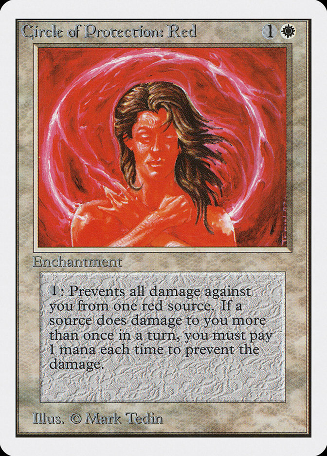 Círculo de Proteção: Vermelho / Circle of Protection: Red - Magic: The Gathering - MoxLand