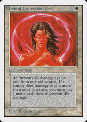 Círculo de Proteção: Vermelho / Circle of Protection: Red - Magic: The Gathering - MoxLand