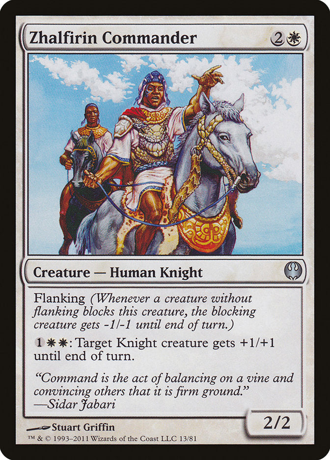 Comandante Zhalfiriano / Zhalfirin Commander - Magic: The Gathering - MoxLand