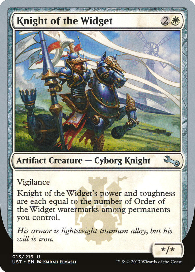 Knight of the Widget - Magic: The Gathering - MoxLand