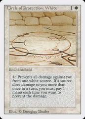 Círculo de Proteção: Branco / Circle of Protection: White - Magic: The Gathering - MoxLand