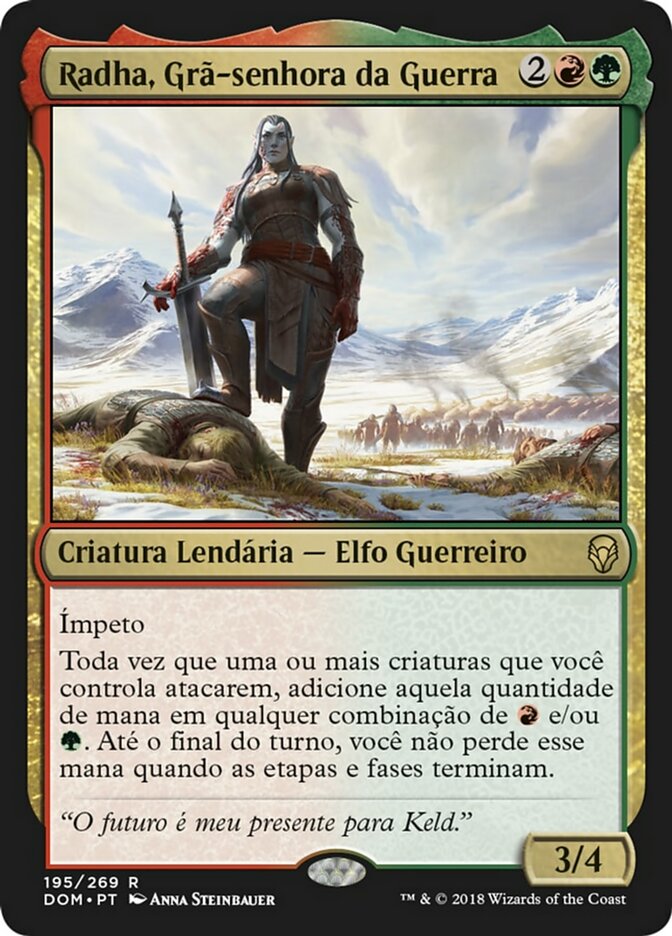 Radha, Grã-senhora da Guerra / Grand Warlord Radha - Magic: The Gathering - MoxLand
