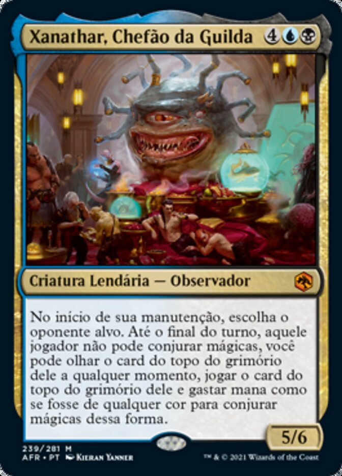 Xanathar, Chefão da Guilda / Xanathar, Guild Kingpin - Magic: The Gathering - MoxLand