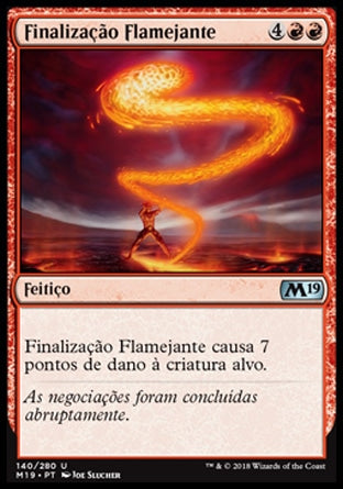 Finalização Flamejante / Fiery Finish - Magic: The Gathering - MoxLand