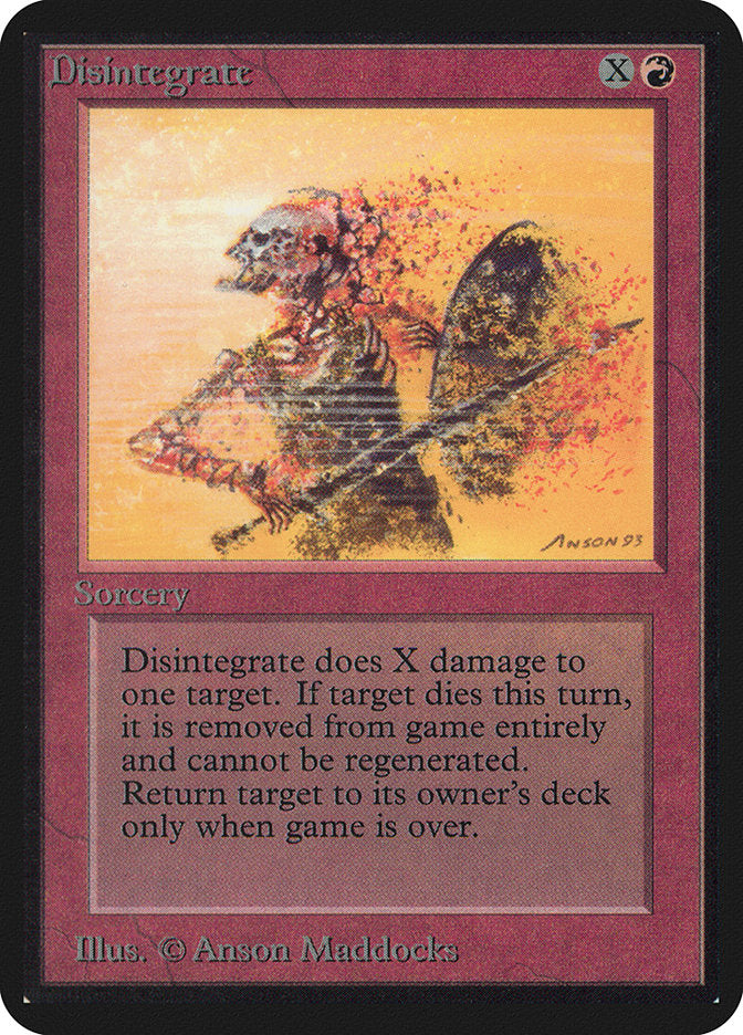 Desintegrar / Disintegrate - Magic: The Gathering - MoxLand