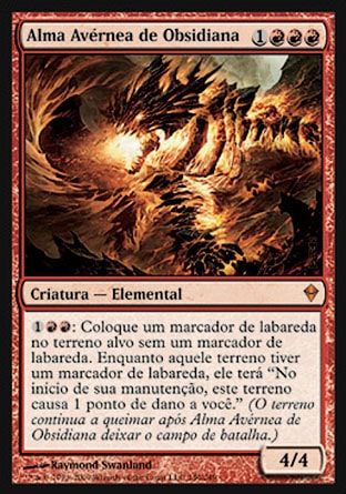 Alma Avérnea de Obsidiana / Obsidian Fireheart - Magic: The Gathering - MoxLand