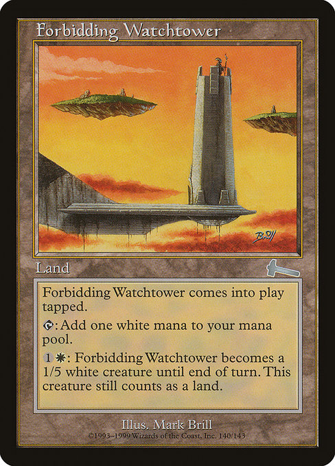 Torre de Vigia Portentosa / Forbidding Watchtower - Magic: The Gathering - MoxLand