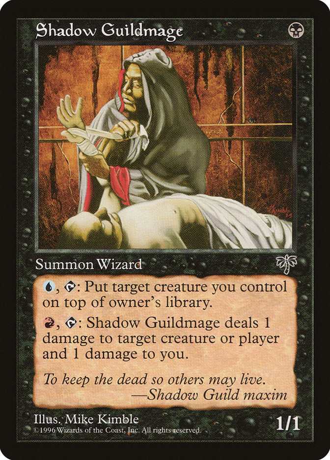 Mago da Guilda das Sombras / Shadow Guildmage - Magic: The Gathering - MoxLand