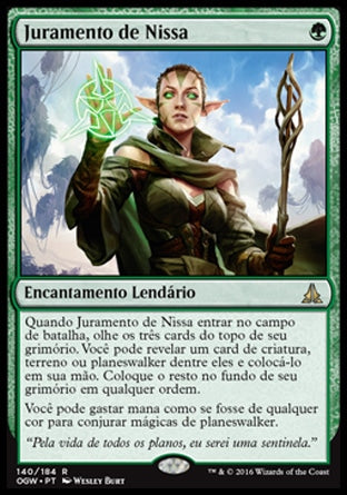 Juramento de Nissa / Oath of Nissa - Magic: The Gathering - MoxLand