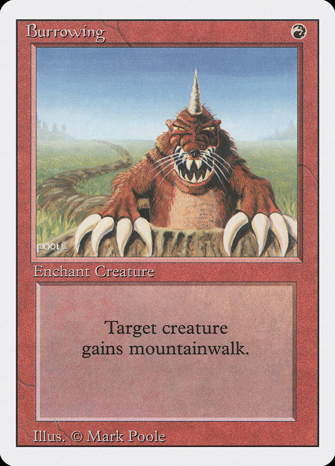 Escavar / Burrowing - Magic: The Gathering - MoxLand