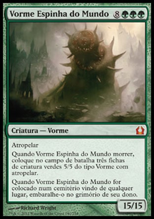 Vorme Espinha do Mundo / Worldspine Wurm - Magic: The Gathering - MoxLand