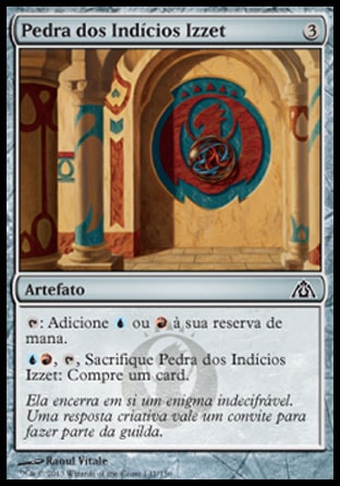 Pedra dos Indícios Izzet / Izzet Cluestone - Magic: The Gathering - MoxLand