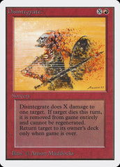 Desintegrar / Disintegrate - Magic: The Gathering - MoxLand