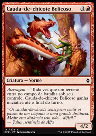 Cauda-de-chicote Belicoso / Belligerent Whiptail - Magic: The Gathering - MoxLand