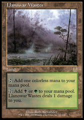 Regiões Agrestes de Llanowar / Llanowar Wastes - Magic: The Gathering - MoxLand